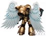Фигурка JoyToy. Warhammer 40,000: Blood Angels Sanguinary Guard with Encarmine Axe and Inferno Pistol 148216