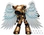 Фигурка JoyToy. Warhammer 40,000: Blood Angels Sanguinary Guard with Encarmine Axe 148215