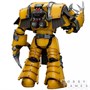 Фигурка JoyToy. Warhammer 30,000: Imperial Fists Legion Cataphractii Terminator Squad with Lightning Claws 141554