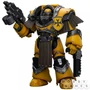 Фигурка JoyToy. Warhammer 30,000: Imperial Fists Legion Cataphractii Terminator Squad Sergeant with Chainfist 141553