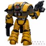 Фигурка JoyToy. Warhammer 30,000: Imperial Fists Legion Cataphractii Terminator Squad Sergeant with Chainfist 141553