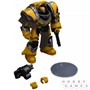 Фигурка JoyToy. Warhammer 30,000: Imperial Fists Legion Cataphractii Terminator Squad Sergeant with Chainfist 141553