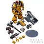 Фигурка JoyToy. Warhammer 30,000: Imperial Fists. Legion MkIII Breacher Squad Sergeant with Thunder Hammer 138625