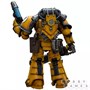 Фигурка JoyToy. Warhammer 30,000: Imperial Fists. Legion MkIII Despoiler Squad Sergeant with Plasma Pistol 138621