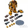 Фигурка JoyToy. Warhammer 30,000: Imperial Fists. Legion MkIII Despoiler Squad Sergeant with Plasma Pistol 138621