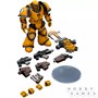 Фигурка JoyToy. Warhammer 30,000: Imperial Fists. Legion MkIII Tactical Squad Legionary with Legion Vexilla 138618