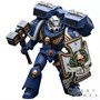 Фигурка JoyToy. Warhammer 40,000: Ultramarines Vanguard Veteran with Thunder Hammer and Storm Shield 135929