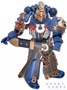 Фигурка JoyToy. Warhammer 40,000: Ultramarines Honour Guard Chapter Champion 102383