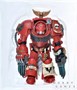 Фигурка JoyToy. Warhammer 40,000: Blood Angels Assault Terminators Brother Nassio 102356