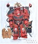 Фигурка JoyToy. Warhammer 40,000: Blood Angels Ancient Brother Leonid 102353