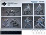 Фигурка JoyToy. Warhammer 40,000: Space Wolves Thunderwolf Cavalry Frode 100167