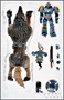 Фигурка JoyToy. Warhammer 40,000: Space Wolves Thunderwolf Cavalry Bjane 100166