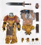Фигурка JoyToy. Warhammer 40,000: Imperial Fists Veteran Brother Thracius 100144