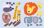 Наклейки с загадками. Собери по частям. В Африке 9786134000000