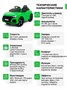 Детский электромобиль Audi RS Q8 6V 2WD - HL518-GREEN HL518-GREEN-6V