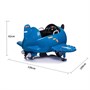 Детский электромобиль - самолет 12V - JJ20201-BLUE JJ20201-BLUE