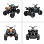 Детский квадроцикл MCLAREN MCL 35 LIVERIES 12V (полный привод, EVA) - JL212-BLACK JL212-BLACK