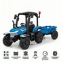 Детский электромобиль трактор с прицепом (синий, EVA, пульт, 24V) - BLT-206C-24V-BLUE BLT-206C-24V-BLUE