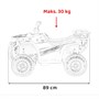 Детский электромобиль квадроцикл X-Robust (белый, 24V, 4WD, пульт, EVA) - XMX651-24V-4WD-WHITE XMX651-24V-4WD-WHITE
