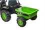 Детский электромобиль трактор с ковшом и прицепом (зеленый, 2WD, EVA) - HL389-LUX-GREEN-TRAILER HL389-LUX-GREEN-TRAILER