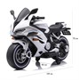 Детский электромотоцикл Ducati (12V, EVA, ручка газа, спидометр) - FT-821-WHITE FT-821-WHITE