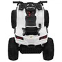 Детский квадроцикл Grizzly ATV 4WD White 12V с пультом управления - BDM0906-4 BDM0906-4-WHITE-RC