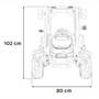 Детский электромобиль трактор с прицепом (синий, EVA, 4WD, пульт, 24V) - BLT-206C-4WD-24V-BLUE BLT-206C-4WD-24V-BLUE