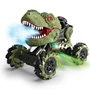 Радиоуправляемая зеленая машина-динозавр T-rex (дрифт колеса, пар) - 11810-GREEN 11810-GREEN