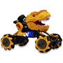 Радиоуправляемая коричневая машина-динозавр T-rex (дрифт колеса, пар) - 11810-BROWN 11810-BROWN