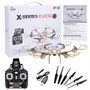 Радиоуправляемый квадрокоптер с барометром MJX X601H-G (золотой) FPV 2.4G - X601H-G MJX-X601H-G