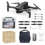 Квадрокоптер SJRC F22 X3 PRO+ 2АКБ, пульт с экраном 3-AXIS 4K EIS 5G GPS SJ-F22-X3-PRO-PLUS-COMBO