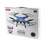 Радиоуправляемый синий квадрокоптер Syma X5HW с барометром Wi-Fi FPV - X5HW-B SYMA-X5HW-B