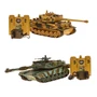 Радиоуправляемый танковый бой (Abrams M1A2PK США + GERMAN TIGER Германия) 2.4GHz - ZG-99823 ZG-99823