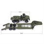 Радиоуправляемый внедорожник WPL Советский военный грузовик Урал с траллом 4WD 1:16 - WPLB-36-3 WPLB-36-3