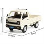 Радиоуправляемый японский белый грузовичок WPL Suzuki Carry ST90 1:16 - WPLD-12MINI WPLD-12MINI-WHITE