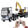Радиоуправляемый грузовик трейлер с экскаватором HUINA 1:18 - HN1522 HN1522