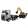 Радиоуправляемый грузовик трейлер с экскаватором HUINA 1:18 - HN1522 HN1522