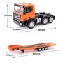 Радиоуправляемый грузовик трейлер с экскаватором HUINA 1:24 - HN1319 HN1319