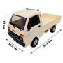 Радиоуправляемый грузовичок WPL D-22 (белый, 2WD, 1:10) - WPLD-22-WHITE WPLD-22-WHITE