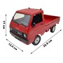 Радиоуправляемый грузовичок WPL D-22 (красный, 2WD, 1:10) - WPLD-22-RED WPLD-22-RED