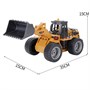 Радиоуправляемый погрузчик бульдозер с паром HUINA 1:18 - HN1532 HN1532