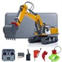 Радиоуправляемый экскаватор 4in1 HUINA с зубчато-винтовым приводом 1:18 - K5901-100S K5901-100S