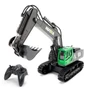 Радиоуправляемый экскаватор HUI NA TOYS масштаб 1:18 2.4G - HN1558-GREEN HN1558-GREEN