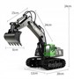 Радиоуправляемый экскаватор HUI NA TOYS масштаб 1:18 2.4G - HN1558-GREEN HN1558-GREEN