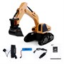Радиоуправляемый экскаватор Le Neng Toys (пульт часы, акб, звук) - LNT-F4 LNT-F4