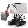 Радиоуправляемый экскаватор белый HUI NA TOYS масштаб 1:14 2.4G - HN1594-WHITE HN1594-WHITE