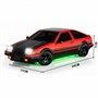 Радиоуправляемая дрифт машина с гироскопом Toyota AE86 1:18 - HB-RP1808 HB-RP1808