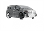 Радиоуправляемая машина для дрифта Alphard 2WD 1:16 (гироскоп, LED подсветка) - MN-68-BLACK MN-68-BLACK