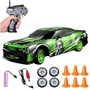 Радиоуправляемая машина для дрифта Dodge (19 см, 15 км/ч, сменные колеса, фишки) - SC24A25 SC24A25