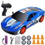 Радиоуправляемая машина для дрифта Ferrari F430 (19 см, 15 км/ч, сменные колеса, фишки) - SC24A09 SC24A09